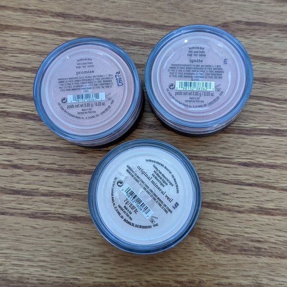 bareMinerals Lot of 3 - Mineral Veil two Blush